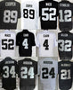 #34 Bo Jackson Elite Football Jersey size Small S - 4xl 60 #89 Amari Cooper jersey #52 Khalil Mack Jersey #4 Derek Carr jesey