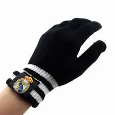 Soccer Training Juventus Winter Gloves Italy Football Gloves AC Milan Knit Touch Gloves Men Women Fans Gift Sport